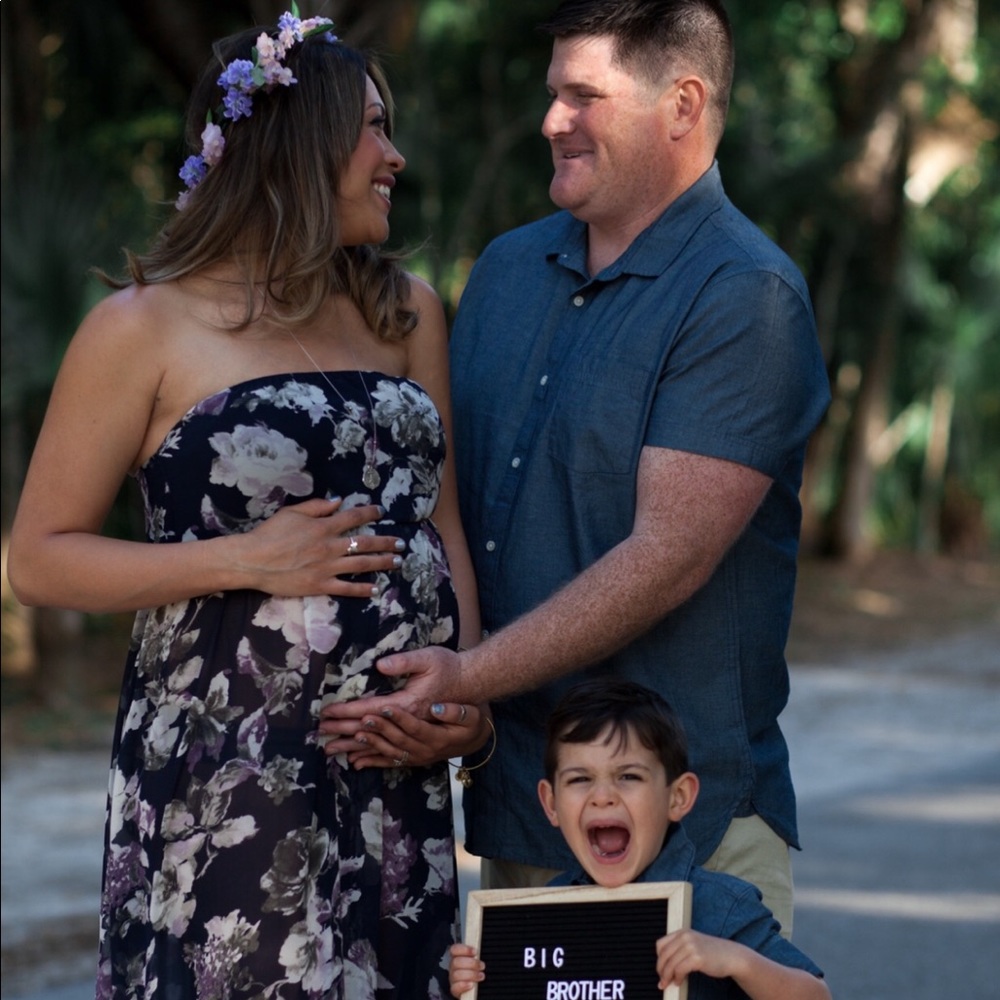 Maternity photo shoot dress!